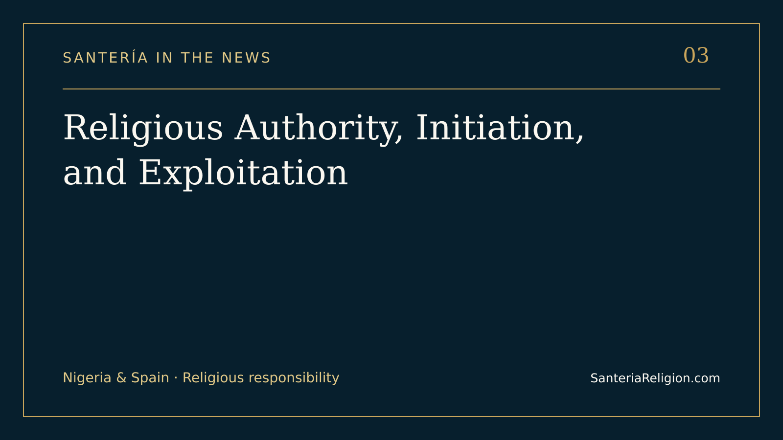 Religious Authority, Initiation, and Exploitation; original editorial illustration, not a documentary photograph