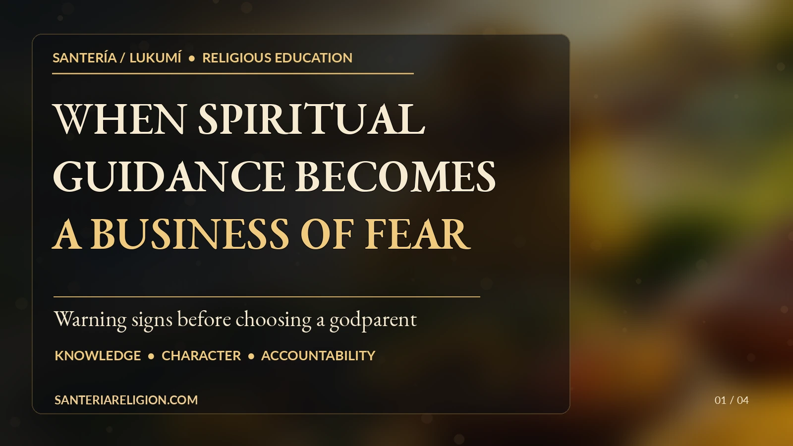 Illustrated feature titled When Spiritual Guidance Becomes a Business of Fear.